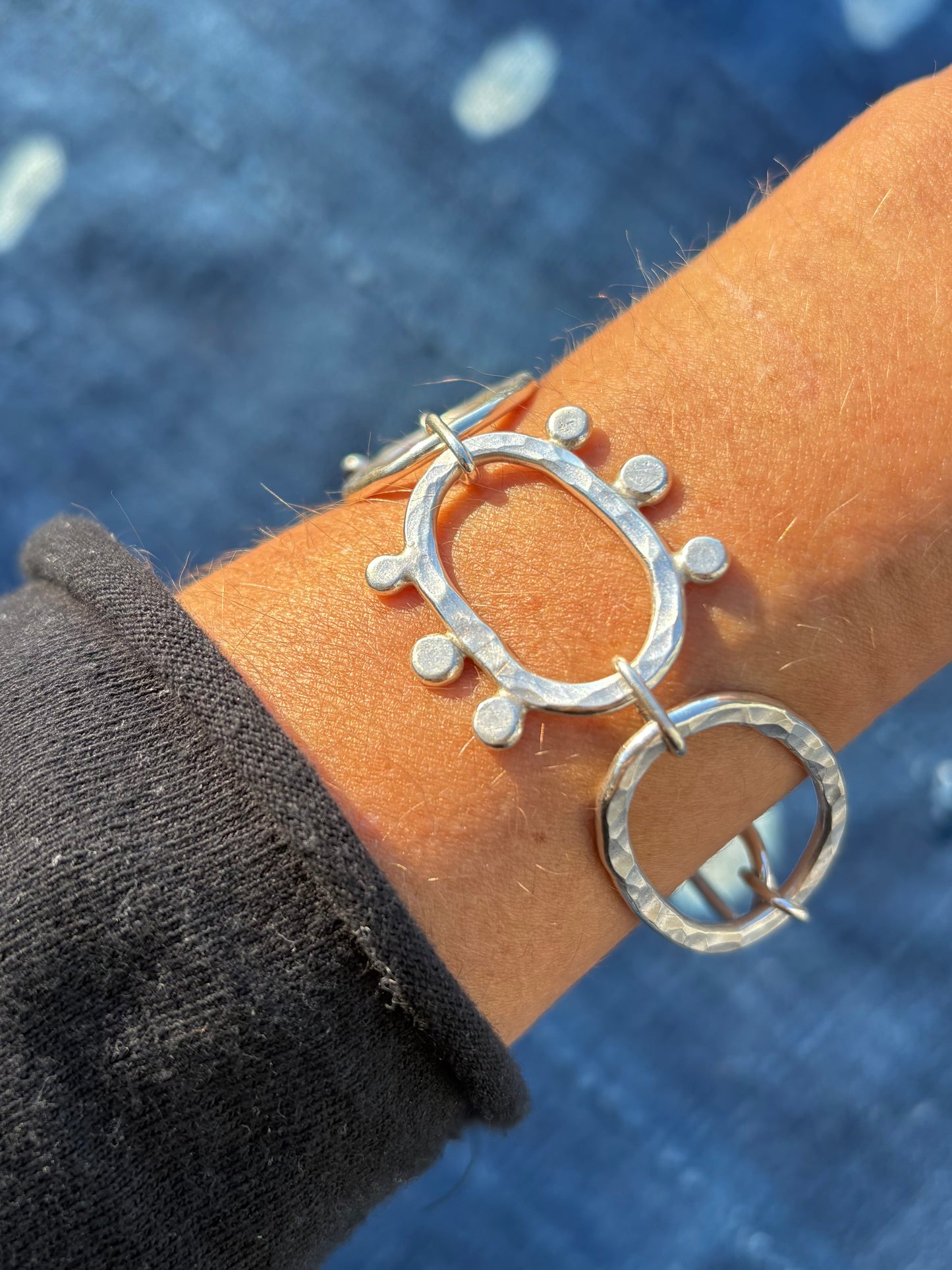 Hammered Link Bracelet ~ VIIII