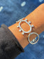 Hammered Link Bracelet ~ IX