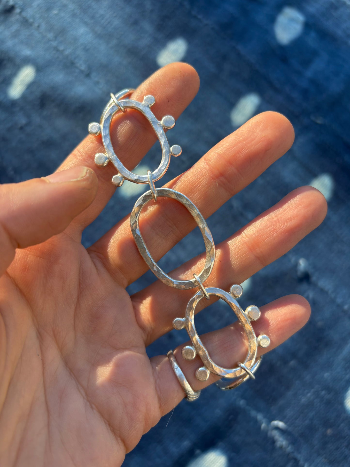 Hammered Link Bracelet ~ VIIII