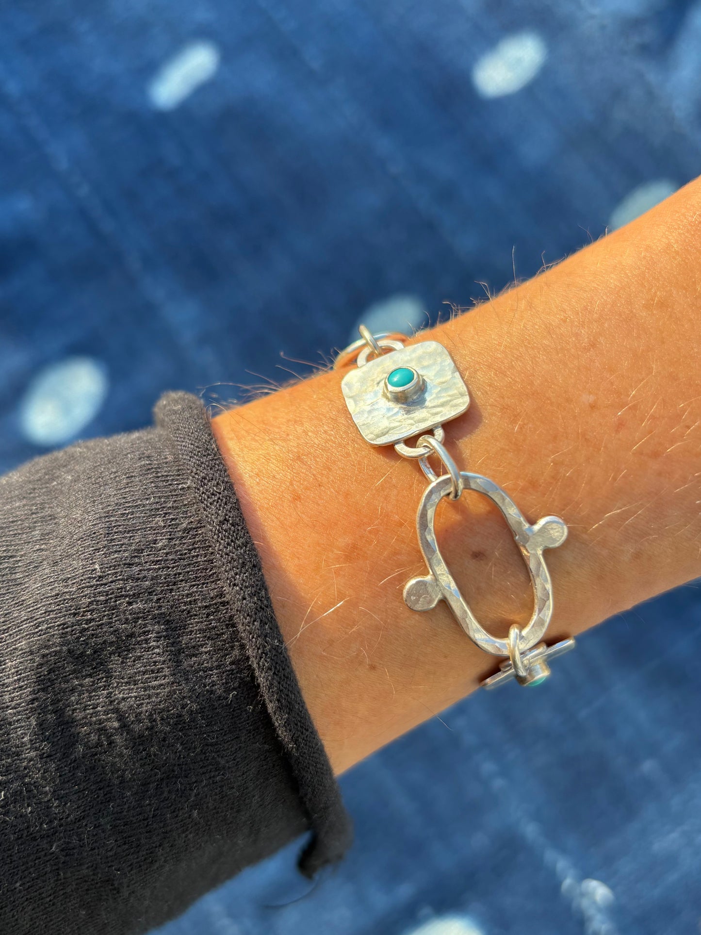 Turquoise Link Bracelet ~ III