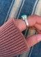 Colorado Turquoise Mesa Silver Ring