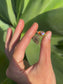 Fire Agate 14k Gold Byzantine Ring