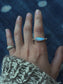 Moonstone 14k Gold Byzantine Ring ~ 7