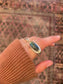 Labradorite Double Band Sterling Silver Ring