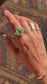 Colorado Turquoise Silver Byzantine Ring