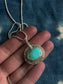 Royston Turquoise ~ Pendant Necklace ~ Silver