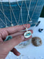Kingman Turquoise ~ Pendant Necklace ~ Silver