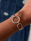 Hammered Link Bracelet ~ VIII