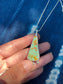 King’s Manassa Turquoise ~ Pendant Necklace ~ Silver