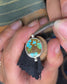 Colorado Turquoise Silver Byzantine Ring