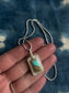 Royston Turquoise ~ Pendant Necklace ~ Silver