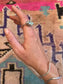 Nevada Turquoise Byzantine Silver Ring