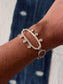Hammered Link Bracelet ~ VI