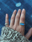 Labradorite 14k Gold Byzantine Ring ~ 7