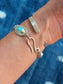 turquoise link bracelet ~ IV