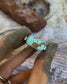 Nevada Turquoise Sterling Silver Mesa Ring #3