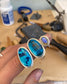 Peruvian Shattuckite Sterling Silver Grecian Ring #1