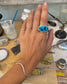 Peruvian Shattuckite Sterling Silver Grecian Ring #1